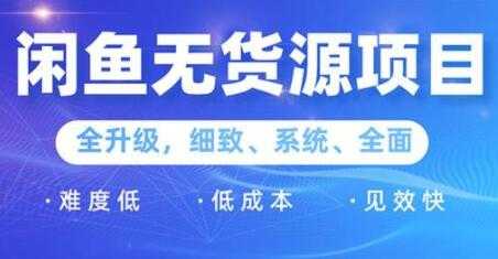 闲鱼无货源项目2.0，0基础玩转闲鱼价格差，轻松月入过万元_中创网