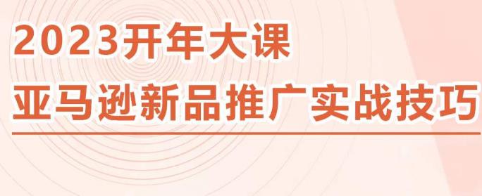 2023亚马逊新品推广实战技巧，线下百万美金课程的精简版，简单粗暴可复制，实操性强的推广手段_中创网