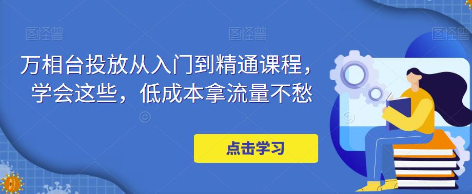 （4920期）万相台投放·新手到精通课程，学会这些，低成本拿流量不愁！_中创网