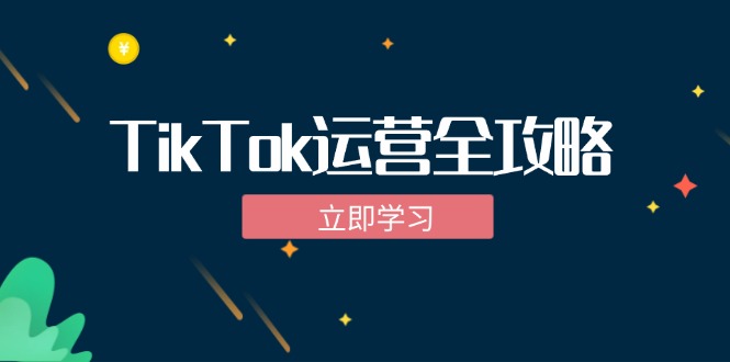 （12739期）TikTok实战运营全攻略：从下载软件到变现，抖音海外版实操教程_中创网