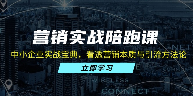 （13146期）营销实战陪跑课：中小企业实战宝典，看透营销本质与引流方法论_中创网