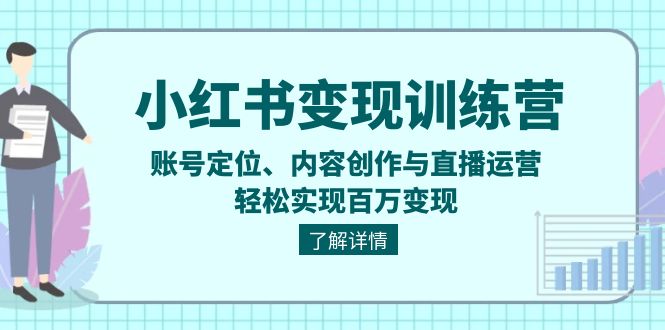 （13718期）小红书变现训练营：账号定位、内容创作与直播运营，轻松实现百万变现_中创网